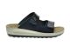 Fly Flot Blauw Croco Slipper